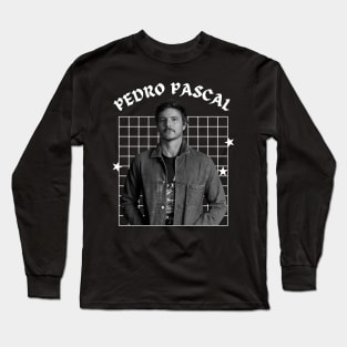 Pedro pascal --- aesthetic Long Sleeve T-Shirt